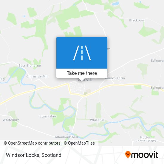 Windsor Locks map