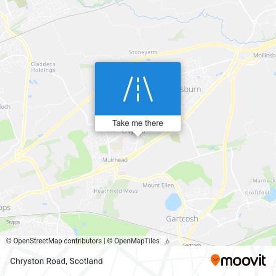 Chryston Road map