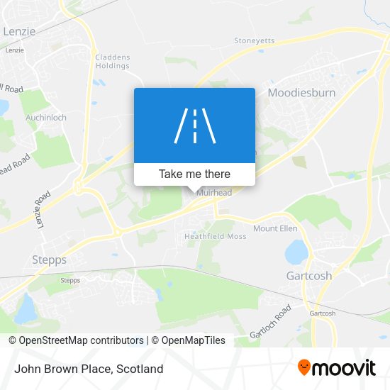 John Brown Place map