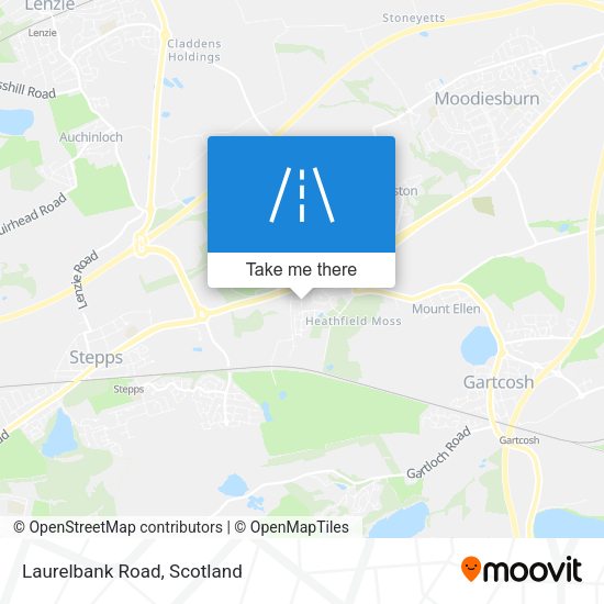 Laurelbank Road map
