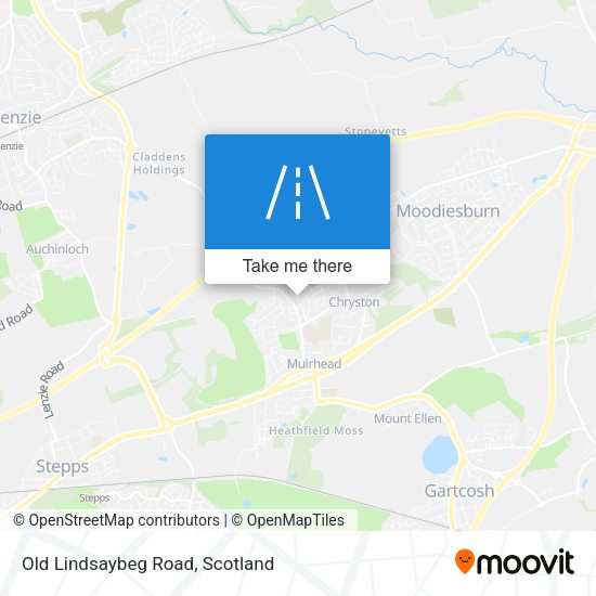 Old Lindsaybeg Road map