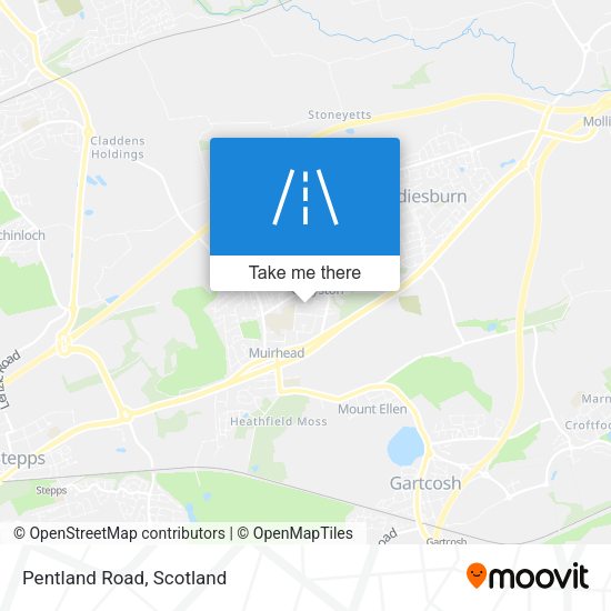 Pentland Road map