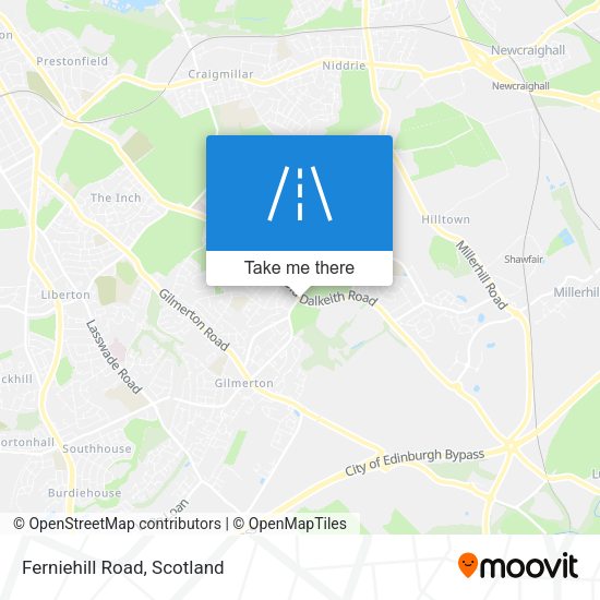 Ferniehill Road map