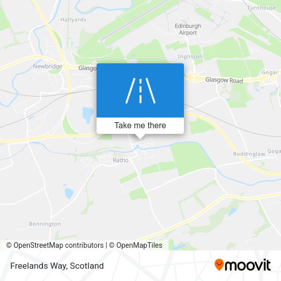 Freelands Way map
