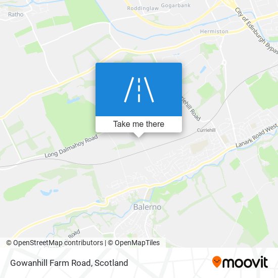 Gowanhill Farm Road map