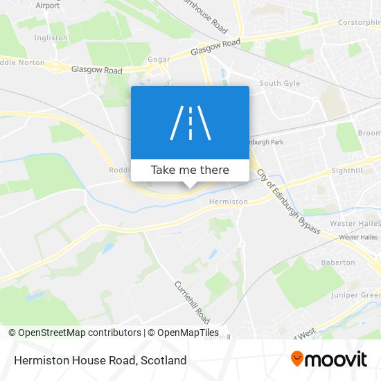 Hermiston House Road map