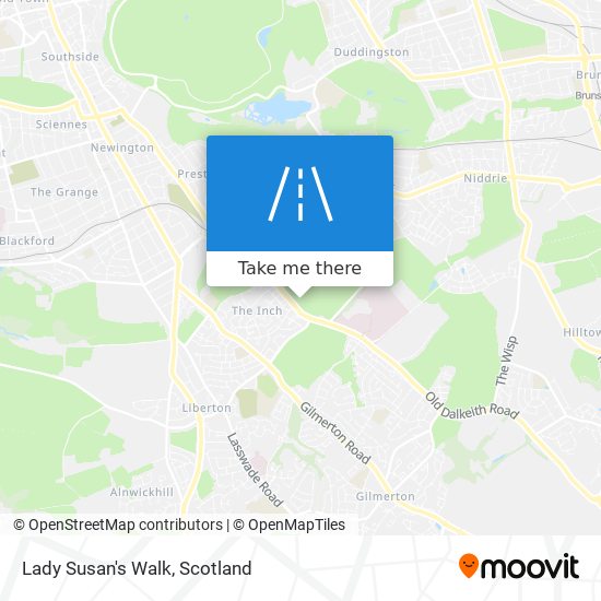 Lady Susan's Walk map