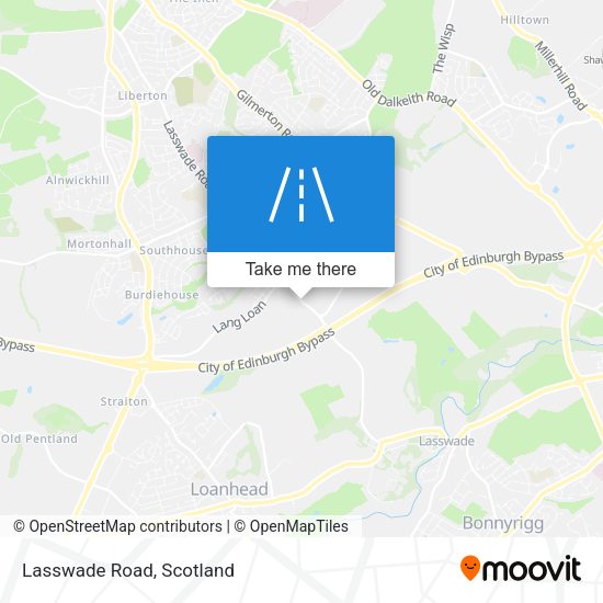 Lasswade Road map