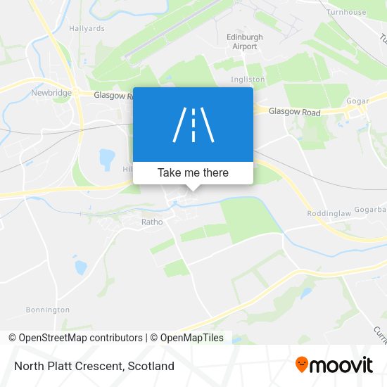 North Platt Crescent map