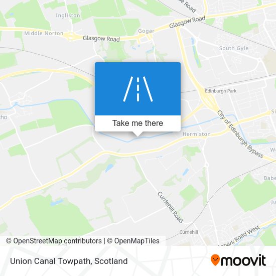 Union Canal Towpath map