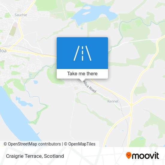 Craigrie Terrace map