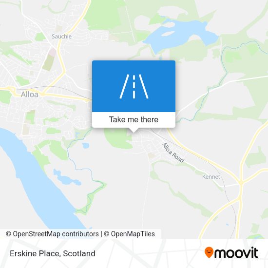 Erskine Place map