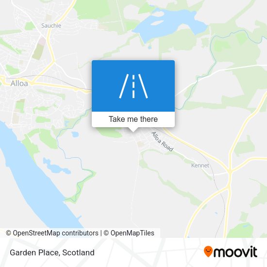 Garden Place map