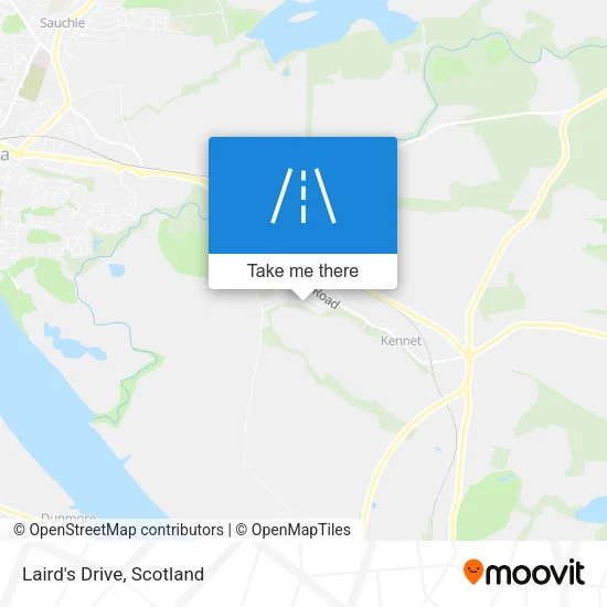 Laird's Drive map
