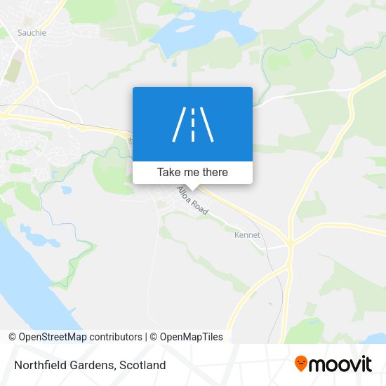Northfield Gardens map