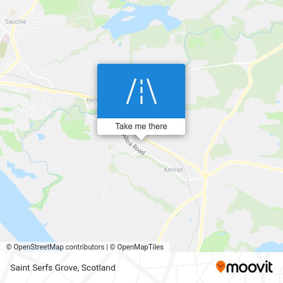 Saint Serfs Grove map