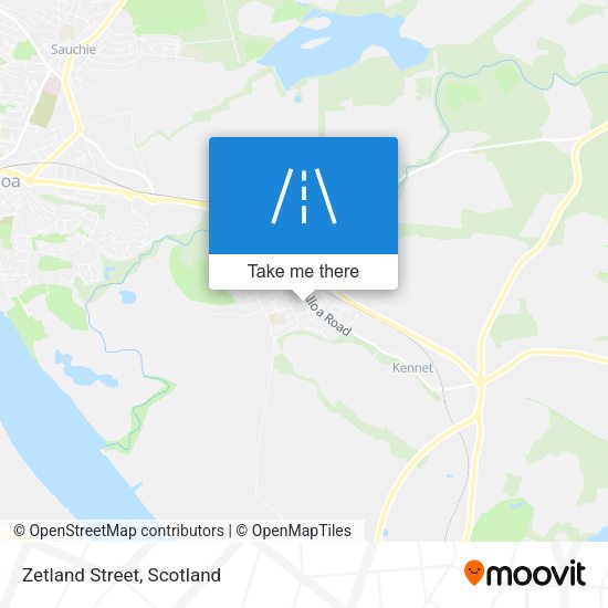 Zetland Street map