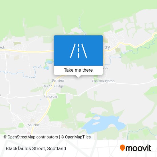Blackfaulds Street map