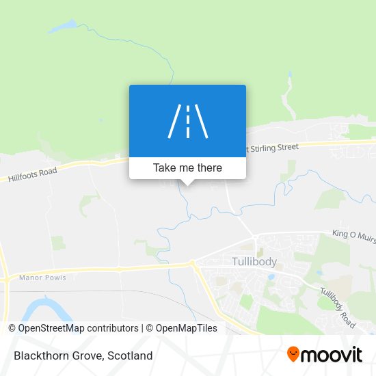 Blackthorn Grove map