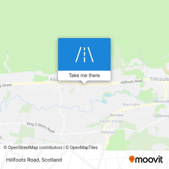 Hillfoots Road map