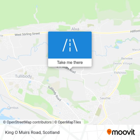 King O Muirs Road map