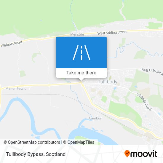 Tullibody Bypass map