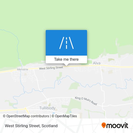 West Stirling Street map