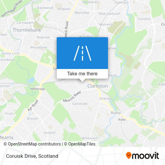 Coruisk Drive map