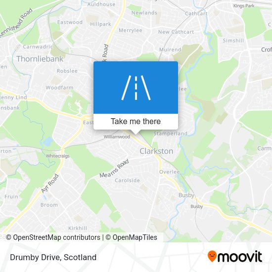 Drumby Drive map