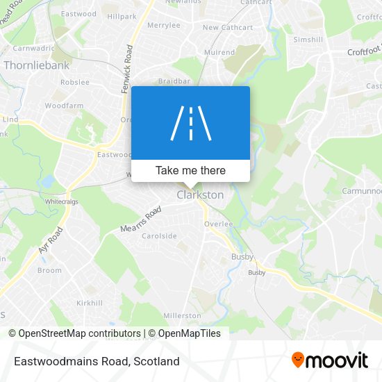 Eastwoodmains Road map