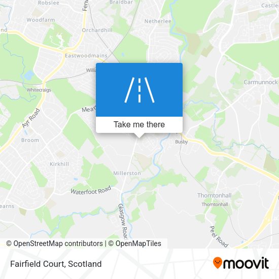 Fairfield Court map