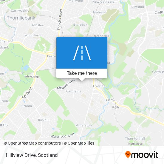 Hillview Drive map