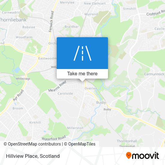 Hillview Place map