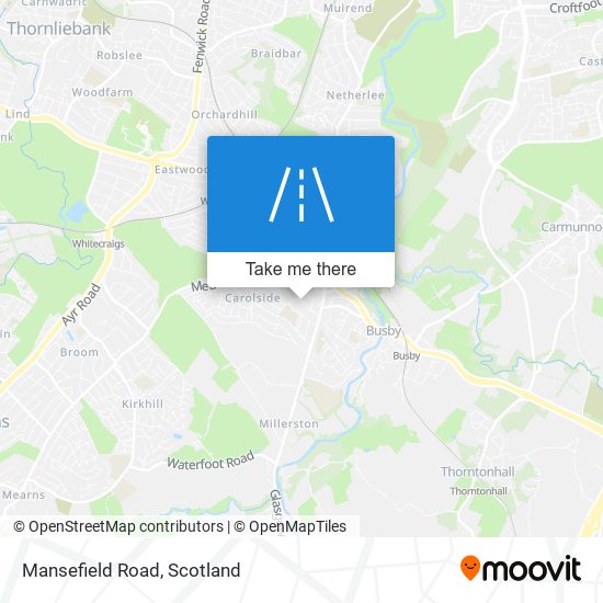 Mansefield Road map