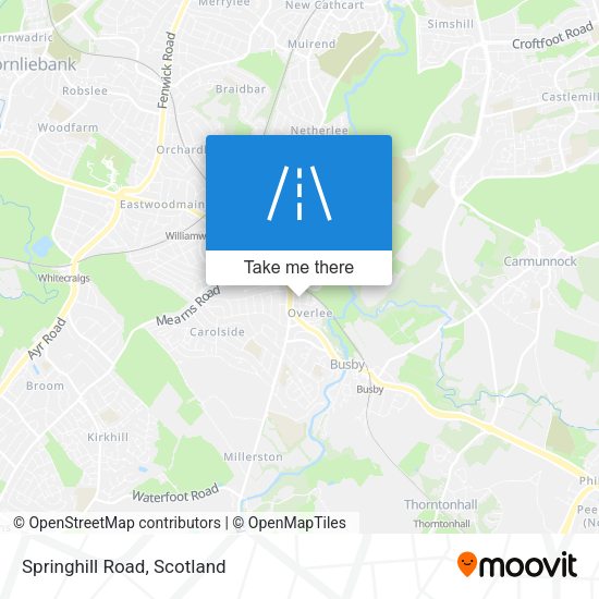 Springhill Road map
