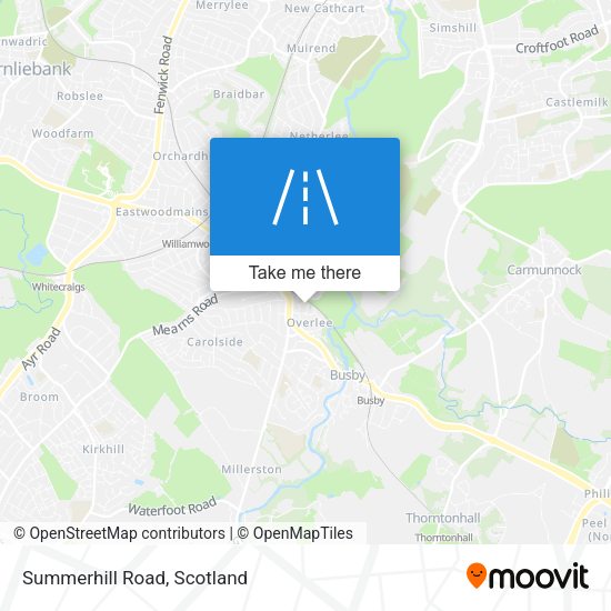 Summerhill Road map