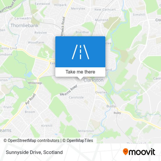 Sunnyside Drive map