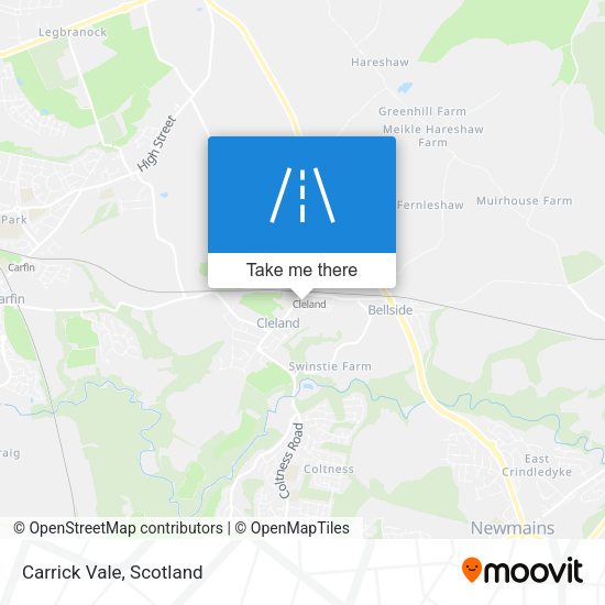 Carrick Vale map