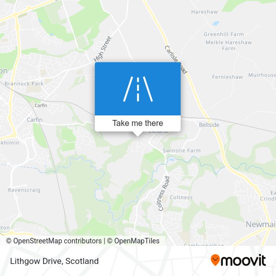 Lithgow Drive map