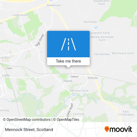 Mennock Street map