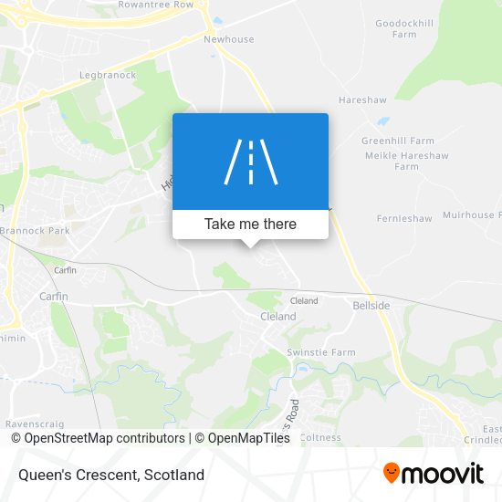 Queen's Crescent map