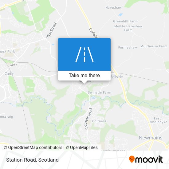 Station Road map