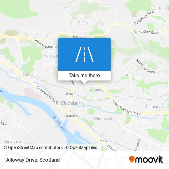 Alloway Drive map
