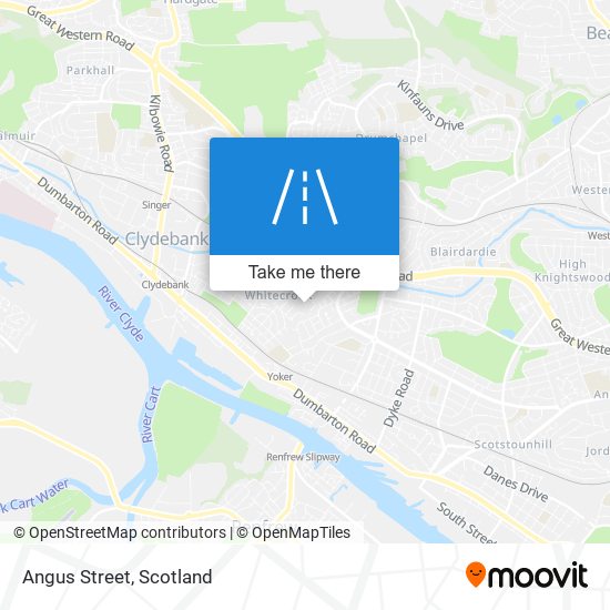 Angus Street map