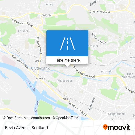 Bevin Avenue map