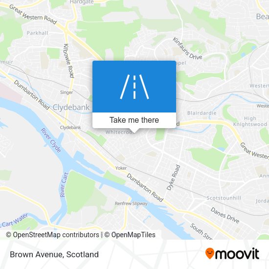 Brown Avenue map