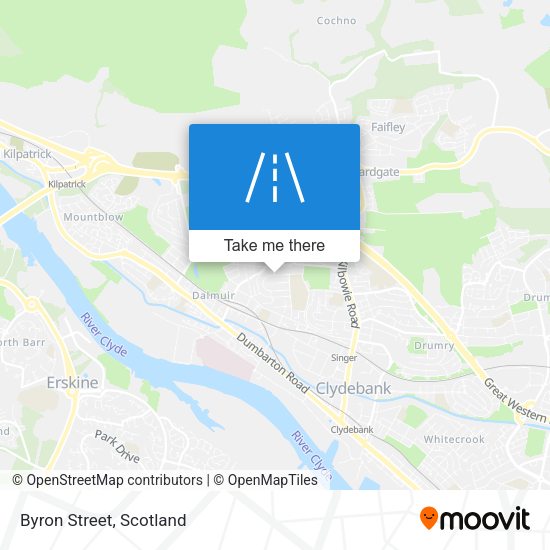 Byron Street map