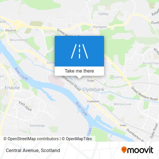 Central Avenue map
