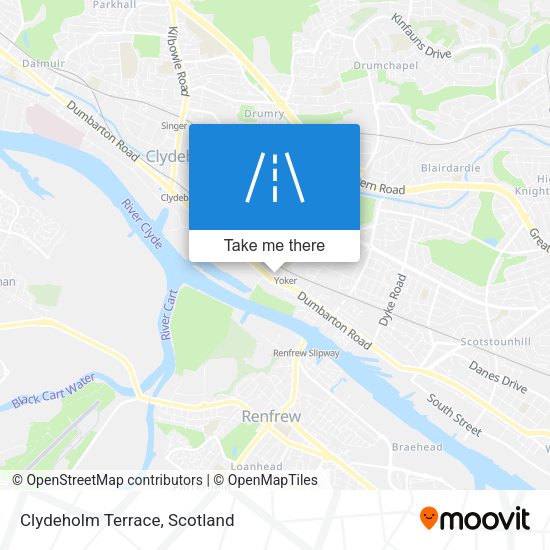 Clydeholm Terrace map