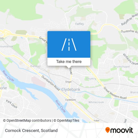 Cornock Crescent map